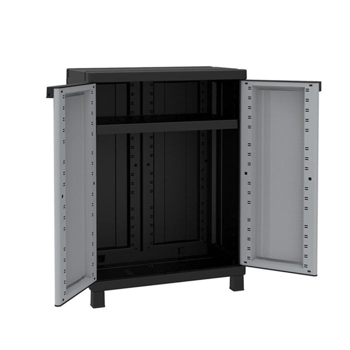 Terry Armario twistblack680, dos puertas, 1 balda regulable, 68 x 39 x 91,5 cm, gris/negro 0 Terry Armario twistblack680, dos puertas, 1 balda regulable, 68 x 39 x 91,5 cm, gris/negro 0