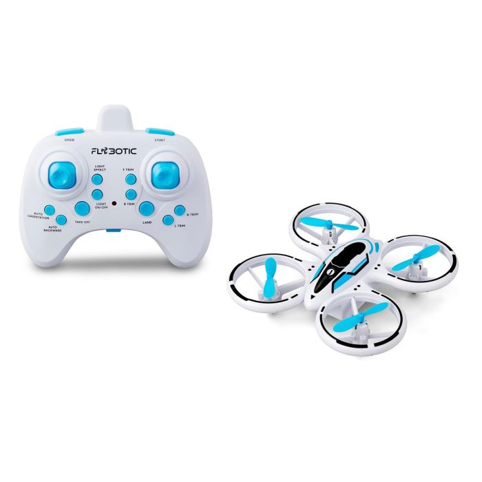 Bizak Dron Acrobático Neon con Transmisión 2.4GHz, 3 Canales, Luces LED Azul y Verde, Edad Recomendada +3 Años 1
