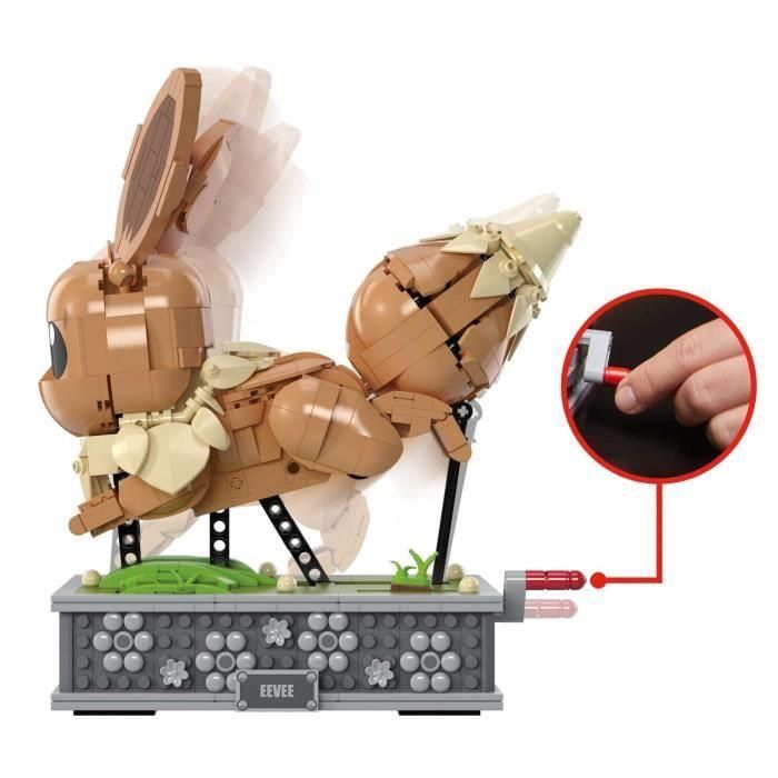 Mega HTH71 Pokémon Eevee in Motion Set de Construcción 1381 Piezas 3