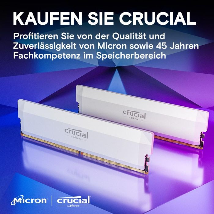 Crucial MIC1722298648298 Memoria RAM Crucial Pro Overclocking Edition DDR5 Kit 32GB (2x16GB) SO-DIMM 262 pines 6000 MHz 5 Crucial MIC1722298648298 Memoria RAM Crucial Pro Overclocking Edition DDR5 Kit 32GB (2x16GB) SO-DIMM 262 pines 6000 MHz 5