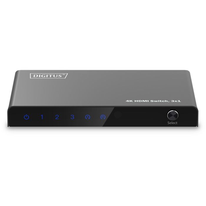 DIGITUS HDMI Switch. 4x1 4K/60Hz HDCP 2.3 2