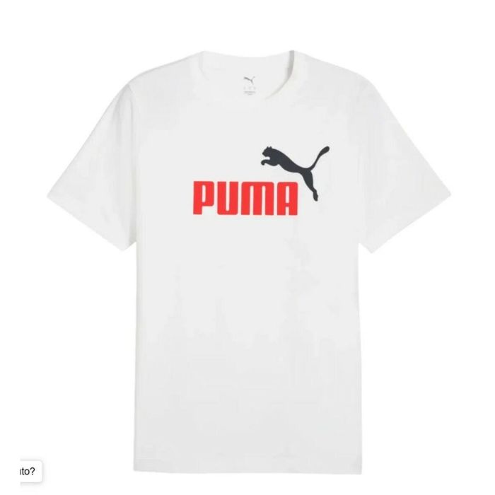 Camiseta de Manga Corta Hombre Puma Blanco 24 Meses 1