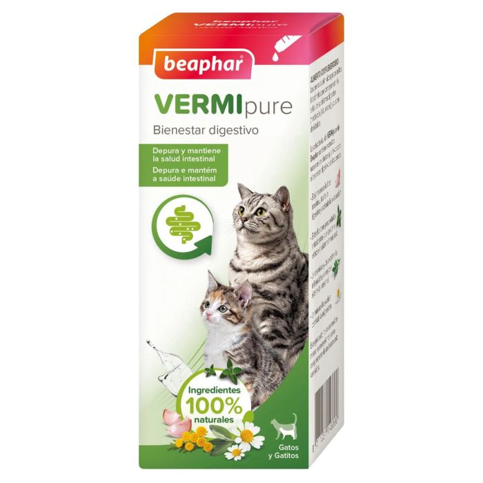 Vermipure Solucion Liquida Natural Gatos Y Gatitos - 50 mL