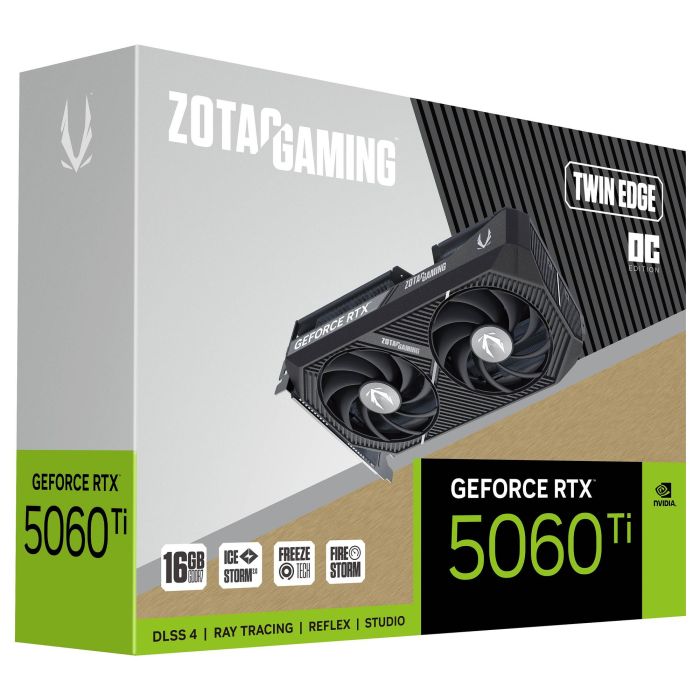 Zotac RTX 5060 Ti Twin Edge OC 16 GB GDDR7 Tarjeta Gráfica