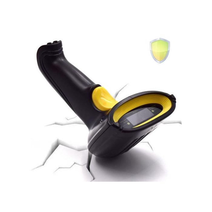 Ewent EW3430 Lector de Códigos de Barras Portátil 1D Inalámbrico, Resistente a Golpes, Negro 5
