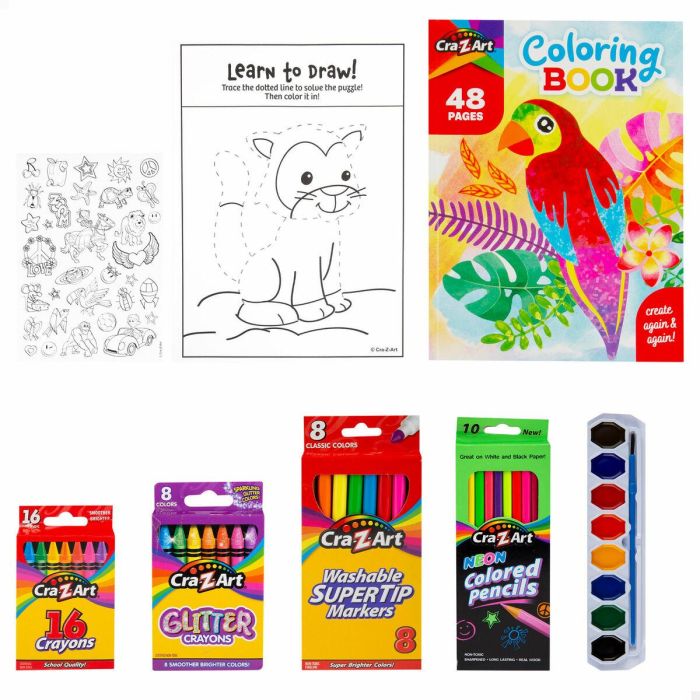 Set de Dibujo Cra-Z-Art (4 Unidades) 5 Set de Dibujo Cra-Z-Art (4 Unidades) 5