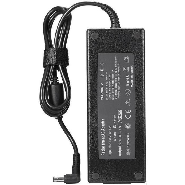 CoreParts Power Adapter for MSI/Acer 150W 19.5V 7.7A Plug:5.5*2.5 Including EU Power Cord CoreParts Power Adapter for MSI/Acer 150W 19.5V 7.7A Plug:5.5*2.5 Including EU Power Cord