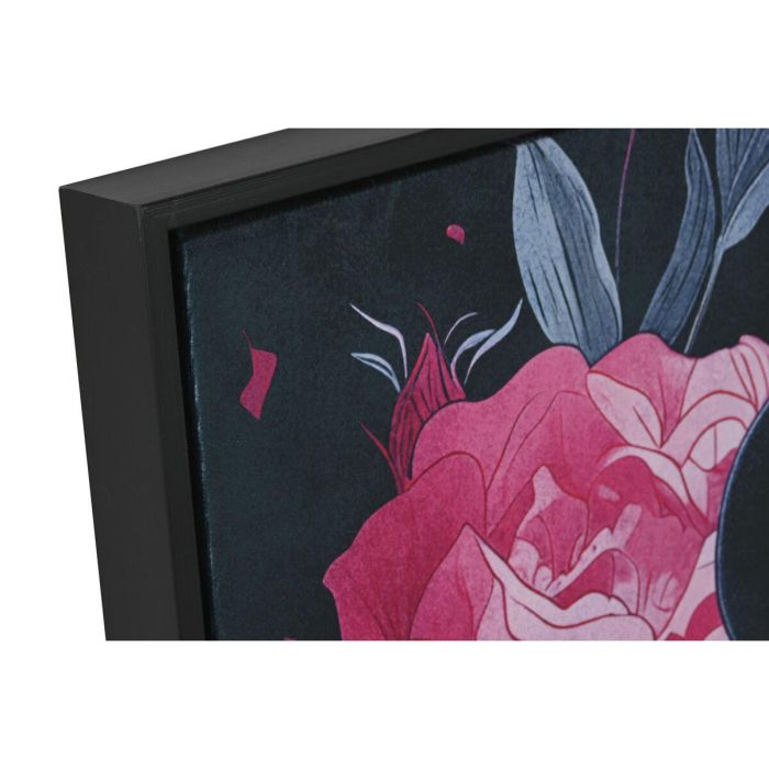 Cuadro Home ESPRIT Negro Rosa 83 x 4 x 123 cm (2 Unidades) 3 Cuadro Home ESPRIT Negro Rosa 83 x 4 x 123 cm (2 Unidades) 3