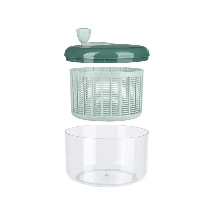 Livoo MEN433 Centrifugadora de Ensaladas Manual 3.5 L con Tapa y Escurridor, Apto para Lavavajillas 2