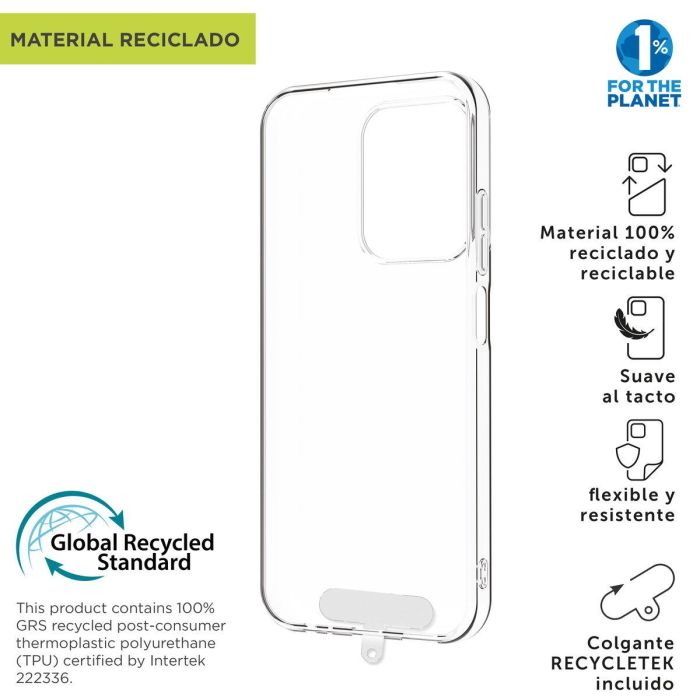 muvit for change funda compatible con Xiaomi Redmi 15C 4G transparente 4