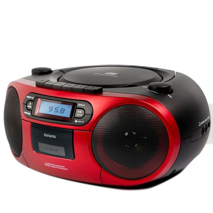 Radio Cassette Aiwa BBTC-550RD Bluetooth 9 Radio Cassette Aiwa BBTC-550RD Bluetooth 9