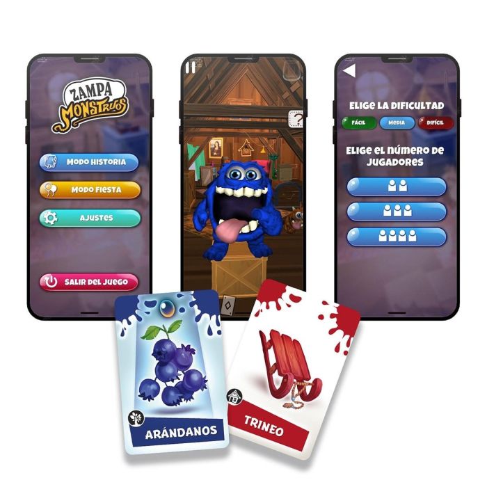 Devir Zampa Monstruos Juego de Mesa Cooperativo de Cartas para 2-4 Jugadores, 6+ Años, Castellano 2 Devir Zampa Monstruos Juego de Mesa Cooperativo de Cartas para 2-4 Jugadores, 6+ Años, Castellano 2