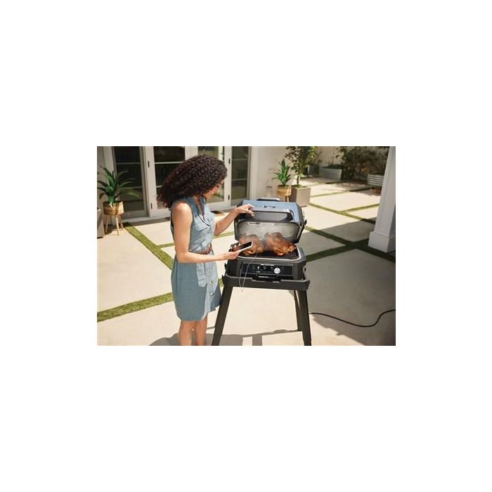 Ninja OG901EU Barbacoa Eléctrica de Exterior con Ahumador y Freidora de Aire ProConnect XL 9 Ninja OG901EU Barbacoa Eléctrica de Exterior con Ahumador y Freidora de Aire ProConnect XL 9