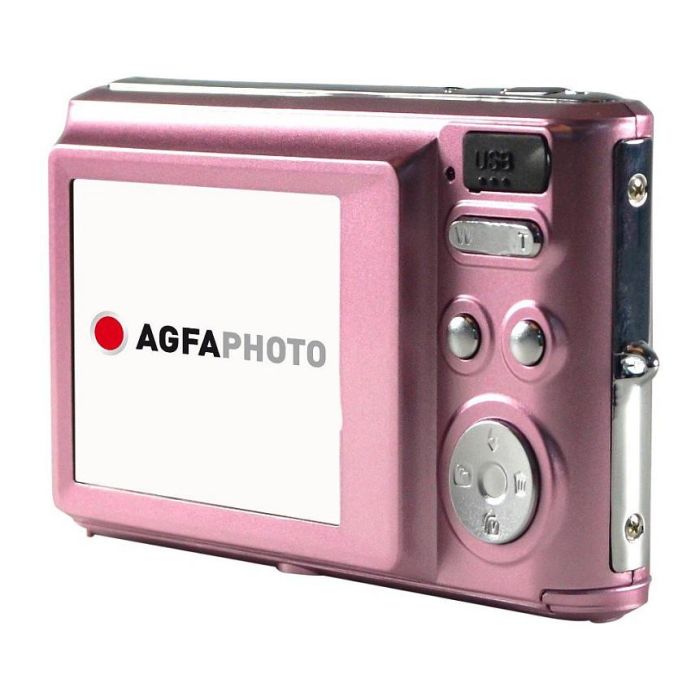 AgfaPhoto DC5200 Cámara Compacta Digital Rosa de 21 MP, 2.4" LCD, Zoom Digital 8x, HD 720p, Grabación de Vídeo