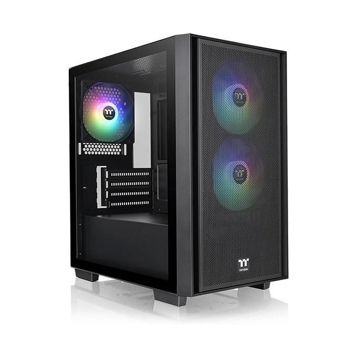 Thermaltake Versa H16 TG ARGB Black Micro Torre PC Vidrio Templado 4
