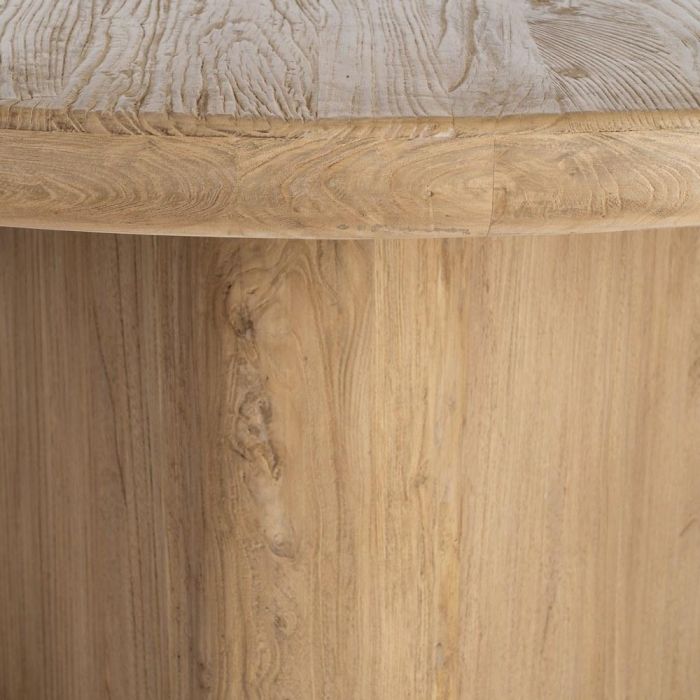 Mesa Comedor Madera de Olmo Salón 150 X 150 X 76 cm