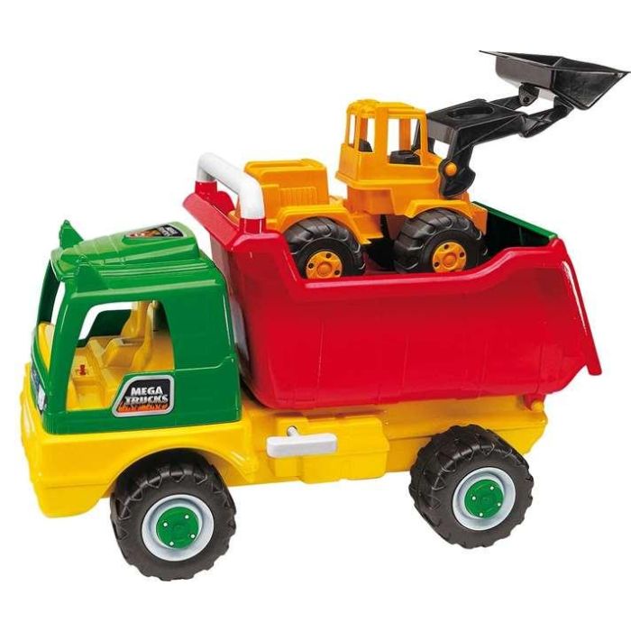 Camion volquete con excavadora 68x45x32 cm Camion volquete con excavadora 68x45x32 cm