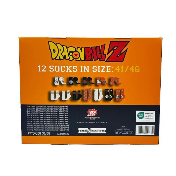 Cerdá Caja Regalo 12 Pares Calcetines Dragon Ball Talla 41-46 2 Cerdá Caja Regalo 12 Pares Calcetines Dragon Ball Talla 41-46 2