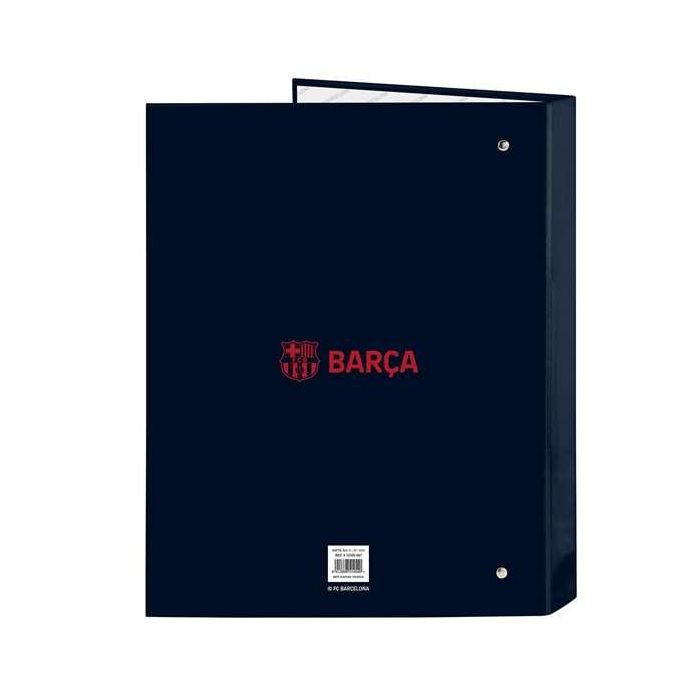 Carpeta de anillas F.C. Barcelona Azul marino A4 (26.5 x 33 x 4 cm) 1