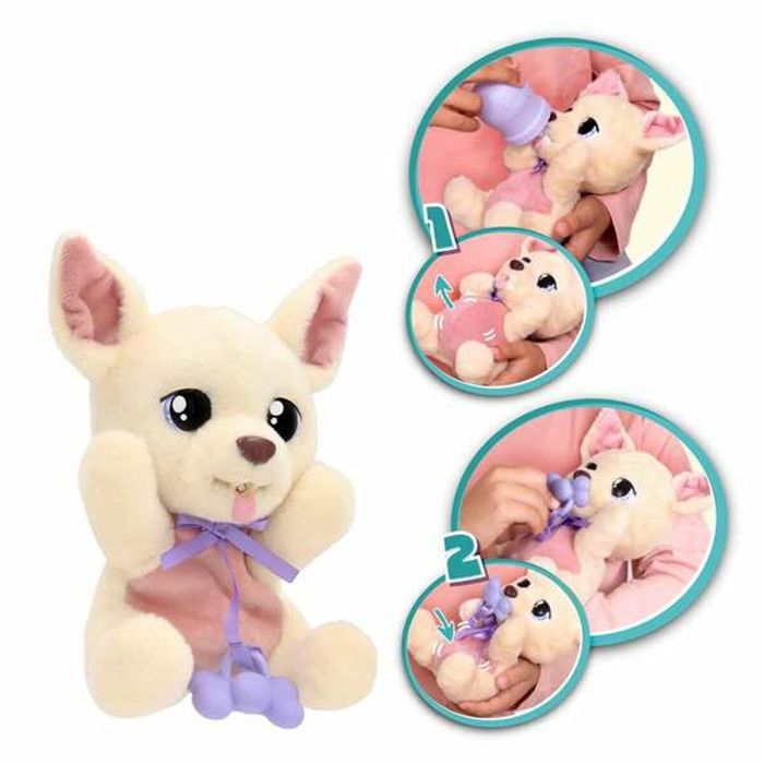Imc Toys Peluche cachorro Yummy Baby Paws con sonido y bolsa transportable personalizada - modelos surtidos, edad 3+ años 14