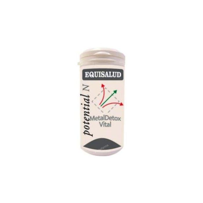 EQUISALUD Metaldetoxvital 90 Cápsulas - Complemento Alimenticio para Detoxificación de Metales Pesados