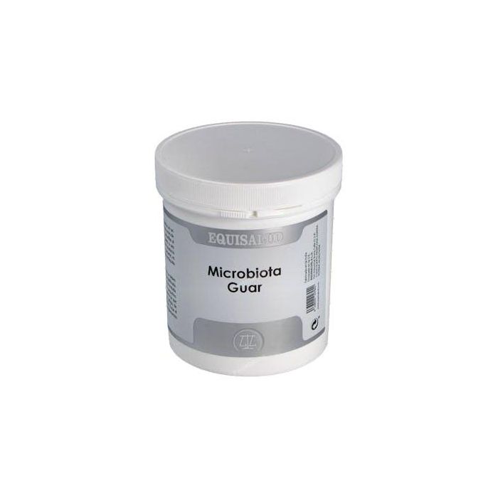 EQUISALUD Microbiota Guar: Prebiótico doble efecto FOS/Inulina, fibra soluble para estómago e intestinos, 125g