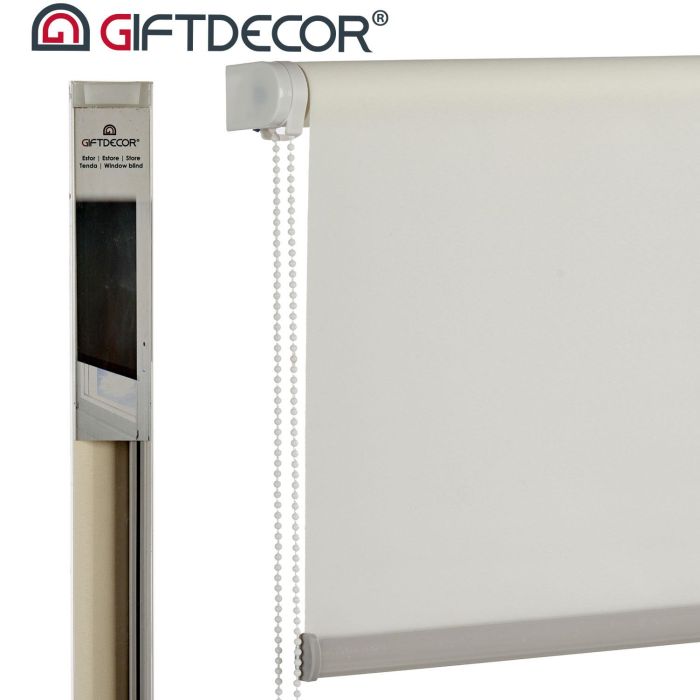 Estor Crema 120X180 Cm Giftdecor (6 Unidades) 2 Estor Crema 120X180 Cm Giftdecor (6 Unidades) 2
