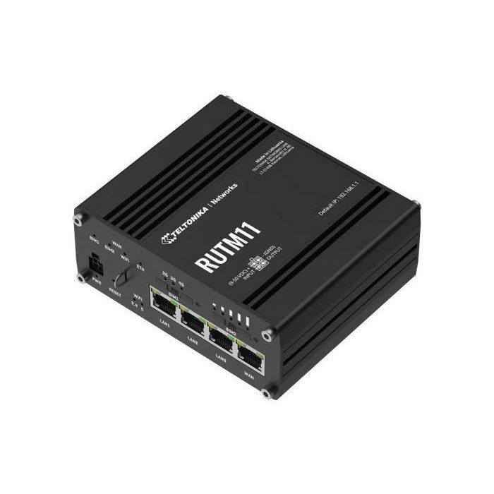 Teltonika Networks RUTM11 (EU) WiFi 4G LTE CAT6 ROUTER 1 Teltonika Networks RUTM11 (EU) WiFi 4G LTE CAT6 ROUTER 1