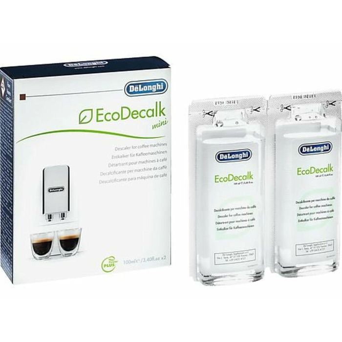 Descalcificador DeLonghi EcoDecalk 2x100ml 2 x 100 ml Descalcificador para Cafeteras 1