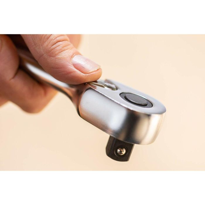 Stanley Fatmax Set de Enchufes y Vasos ¼'' + ½'' - Set 81 Piezas con Carraca 120 Dientes y Accesorios en Caja Resistente 10