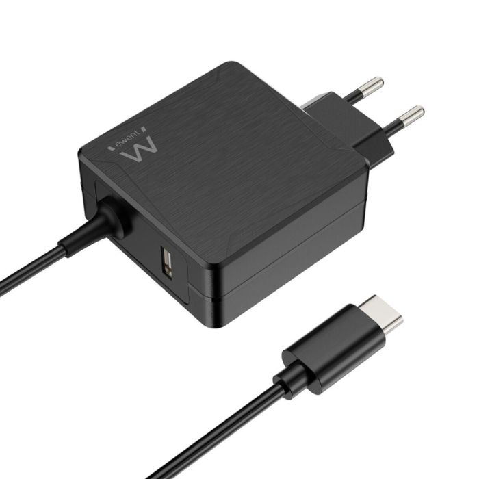 Ewent EW3978 cargador de dispositivo móvil Portátil Negro Corriente alterna Carga rápida Interior Ewent EW3978 cargador de dispositivo móvil Portátil Negro Corriente alterna Carga rápida Interior