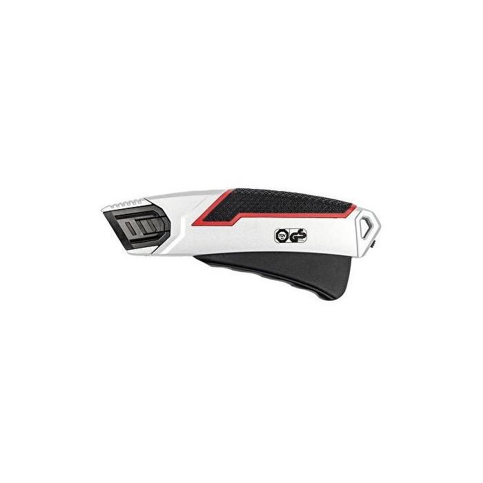 WEDO 78 837 Cutter de Seguridad, Cuerpo de Metal, Aleación de Zinc, Negro/Rojo/Plata, 16.6 cm 3 WEDO 78 837 Cutter de Seguridad, Cuerpo de Metal, Aleación de Zinc, Negro/Rojo/Plata, 16.6 cm 3