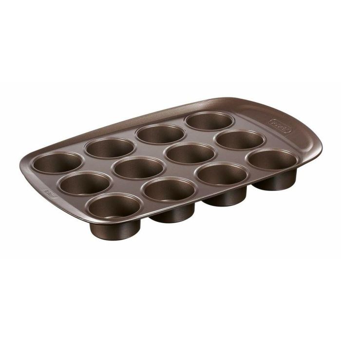 Pyrex 1452002 Molde para Muffins Acero al Carbono Antiadherente 12 Agujeros 7 Pyrex 1452002 Molde para Muffins Acero al Carbono Antiadherente 12 Agujeros 7