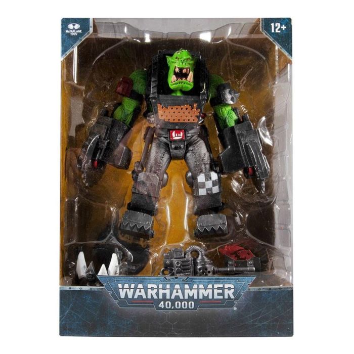 Mcfarlane Toys Figura Warhammer 40K Ork Meganob con Sierra Articulada 30cm 5