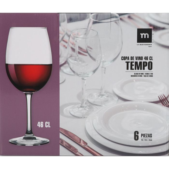 Copa de Vino Tempo 46Cl - Inde (24 Unidades) 1 Copa de Vino Tempo 46Cl - Inde (24 Unidades) 1
