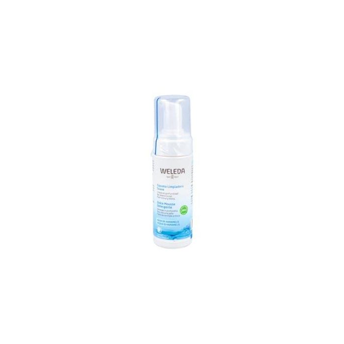 WELEDA Espuma Limpiadora Suave 150ml para Piel Normal y Mixta con Extracto de Hamamelis Orgánico Certificado NaTrue