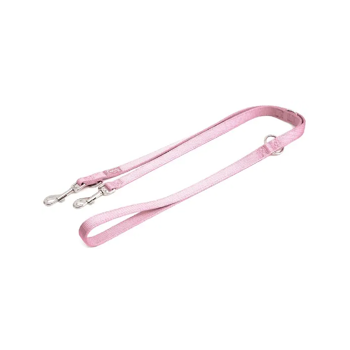Freedog Correa de Adiestramiento en Nylon Rosa, 20 mm x 20 cm