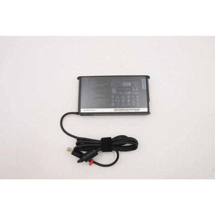 Lenovo AC adapter, 170W power output, 20V voltage, 3-prong design, slim profile, suitable for Lenovo devices. Lenovo AC adapter, 170W power output, 20V voltage, 3-prong design, slim profile, suitable for Lenovo devices.