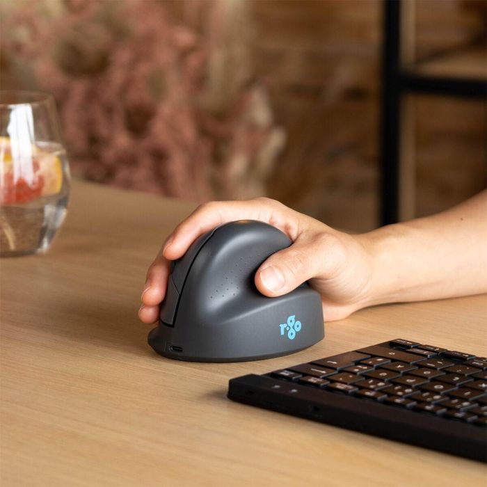Ratón Ergonómico Óptico R-Go RGOHEBAMRWL Gris 1750 dpi 5 Ratón Ergonómico Óptico R-Go RGOHEBAMRWL Gris 1750 dpi 5