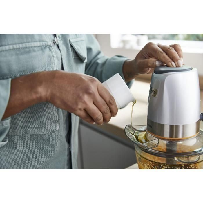Kenwood CHP62.400SI Robot Multifunción de Cocina, 500W de Potencia, Capacidad Total de 1.2 Litros, 2 Velocidades y Accesorios Variados 5