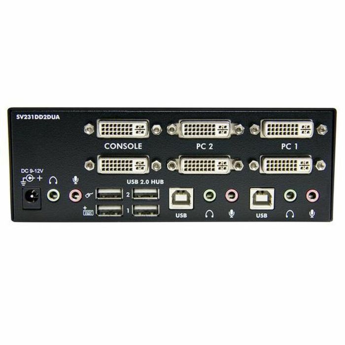 Conmutador KVM con 2 Puertos Startech SV231DD2DUA 1