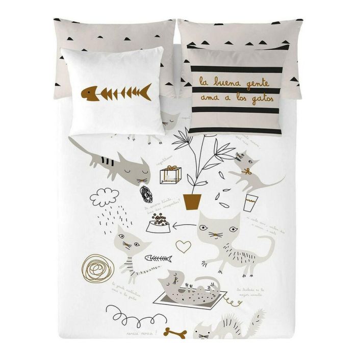 Funda Nórdica Panzup Cats Cama de 180/190 (260 x 220 cm) Funda Nórdica Panzup Cats Cama de 180/190 (260 x 220 cm)