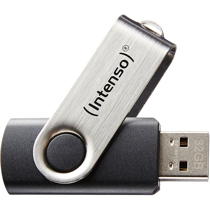 Intenso 3503470 Memoria USB 2.0 Basic 16GB Negro/Plata 0 Intenso 3503470 Memoria USB 2.0 Basic 16GB Negro/Plata 0