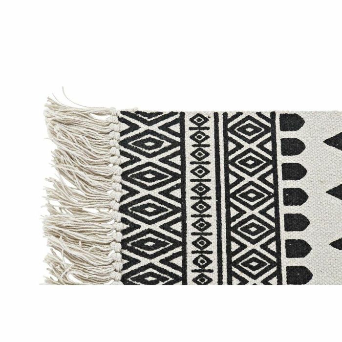 Alfombra DKD Home Decor Negro Blanco (80 x 50 x 1 cm) 3