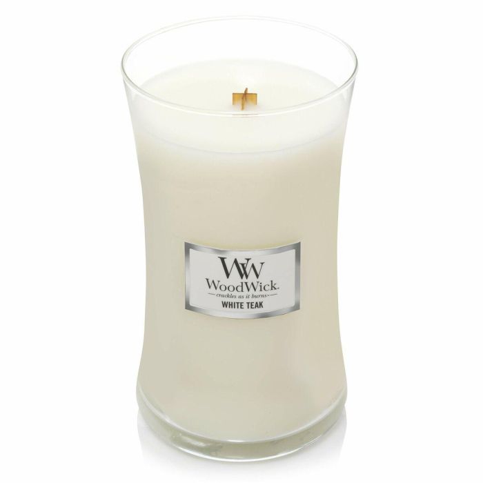 Woodwick Vela Grande White Teak 609 gr