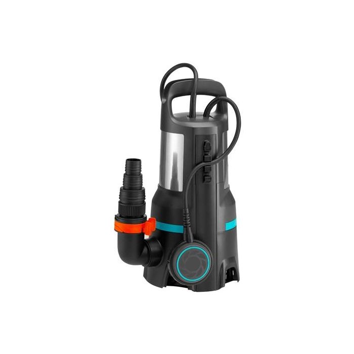 Gardena 25000 Bomba de Aguas Residuales, Caudal 25000 l/h, 1100W, Paso de Partículas 38 mm, Aquasensor 1 Gardena 25000 Bomba de Aguas Residuales, Caudal 25000 l/h, 1100W, Paso de Partículas 38 mm, Aquasensor 1