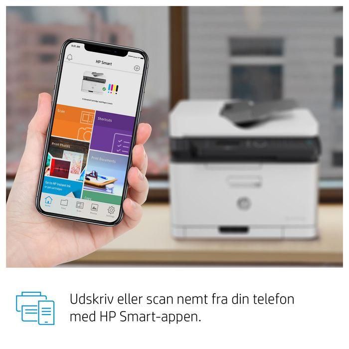 HP Color Laser MFP 179fnw Impresora Multifunción Láser Color Imprime Escanea Copia Fax 17