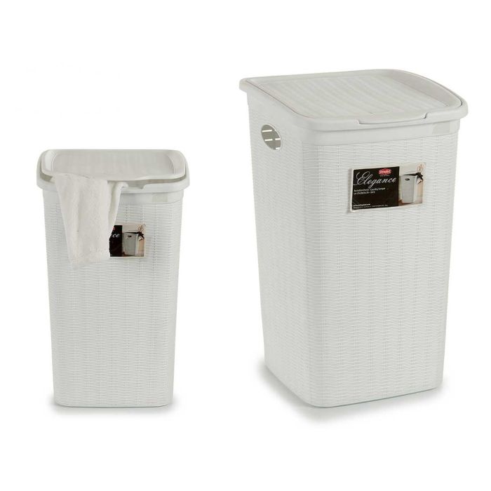 Pongotodo Elegance 50L Blanco Stefanplast 36X54CM (6 Unidades) Pongotodo Elegance 50L Blanco Stefanplast 36X54CM (6 Unidades)
