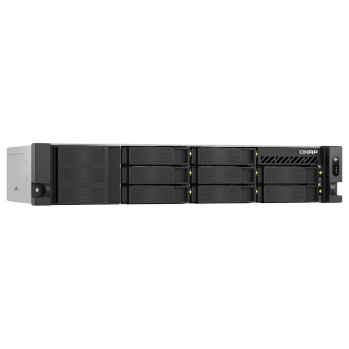 QNAP TS-855eU-RP-8G NAS Rackmount 8 Bahías Intel Atom C5125 8GB RAM 2x2.5GbE 2xM.2 2xPCIe Gen3 1x250W PSU 3