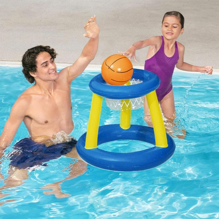 Bestway Juego Flotante Basket Hinchable D61 cm +3 Años Piscina 52418 1 Bestway Juego Flotante Basket Hinchable D61 cm +3 Años Piscina 52418 1